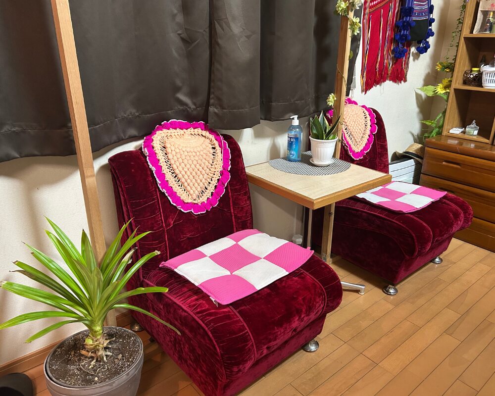 千葉県銚子市竹町のタイ古式マッサージ・SKY(スカイ）の待合室